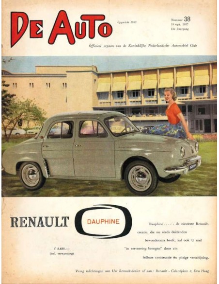 1957 DE AUTO MAGAZIN 38 NIEDERLÄNDISCH
