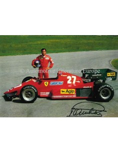 1983 FERRARI PATRICK TAMBAY ANSICHTKAART