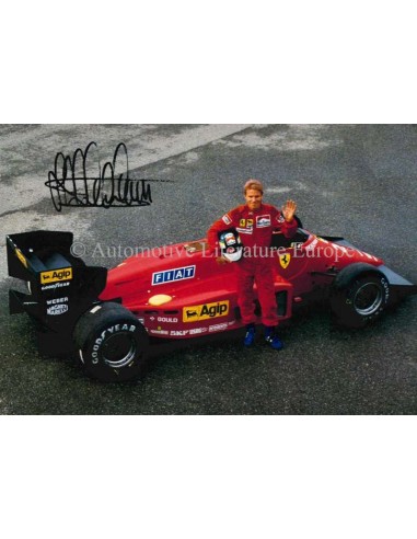 1985 FERRARI STEFAN JOHANSSON POSTCARD