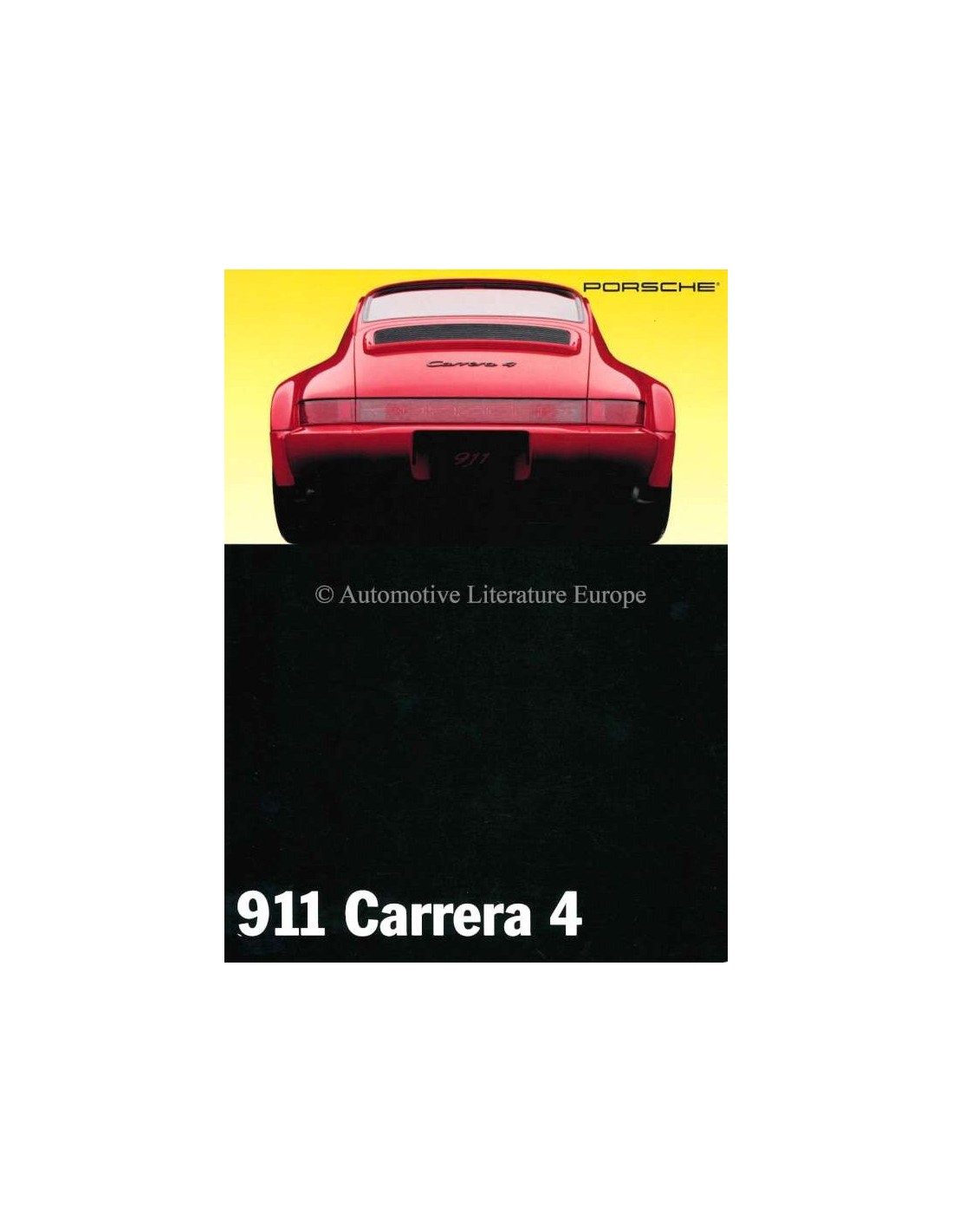 Porsche 911 30 Jahre Carrera 4 Turbo-Look Prospekt 1993 Autoprospekt brochure 