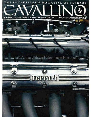 1993 FERRARI CAVALLINO MAGAZINE USA 82