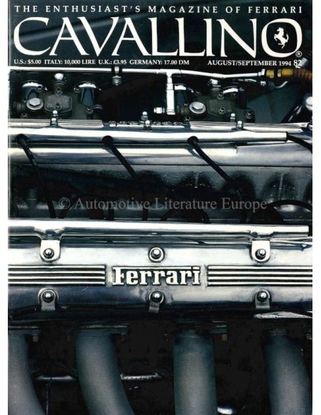 1994 FERRARI CAVALLINO MAGAZINE USA 82