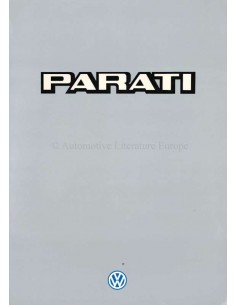 1985 VOLKSWAGEN PARATI PROSPEKT ENGLISCH
