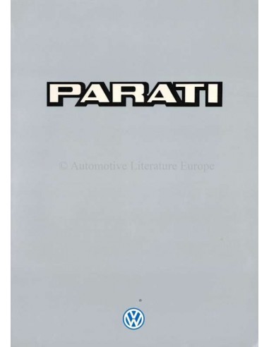 1985 VOLKSWAGEN PARATI PROSPEKT ENGELS