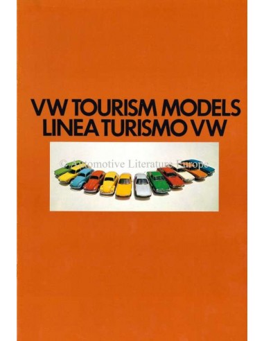1973 VOLKSWAGEN TOURISM MODELS PROSPEKT PRT / ENG