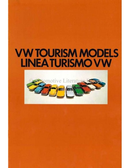 1973 VOLKSWAGEN TOURISM MODELS BROCHURE PRT / ENG