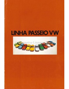 1973 VOLKSWAGEN PROGRAMM PROSPEKT PORTUGIESISCH (BRASIELIEN)