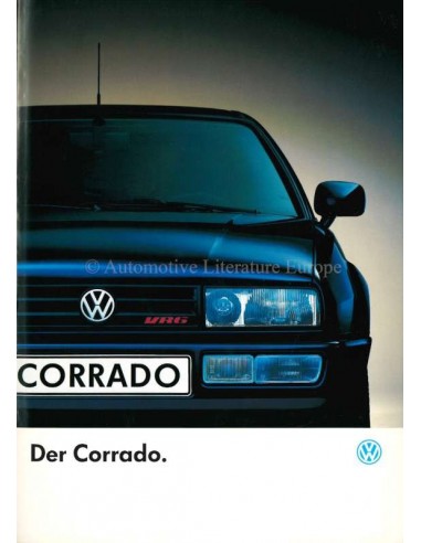 1991 VOLKSWAGEN CORRADO BROCHURE GERMAN