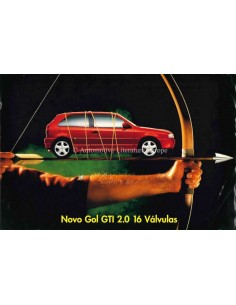 1995 VOLKSWAGEN NOVO GOL GTI 2.0 BROCHURE PORTUGEES (BRAZILIË)