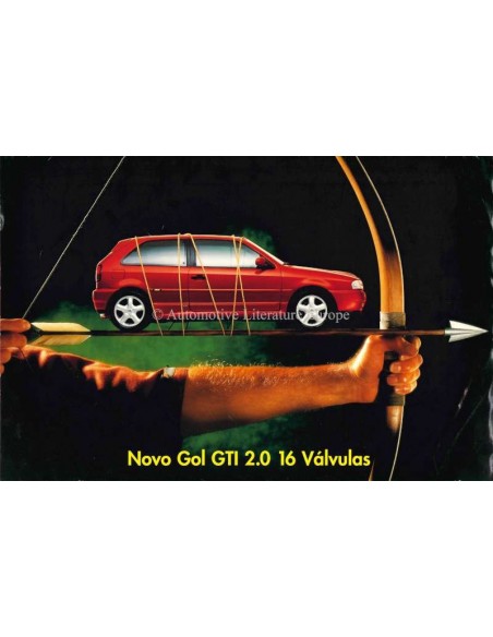 1995 VOLKSWAGEN NOVO GOL GTI 2.0 BROCHURE PORTUGEES (BRAZILIË)