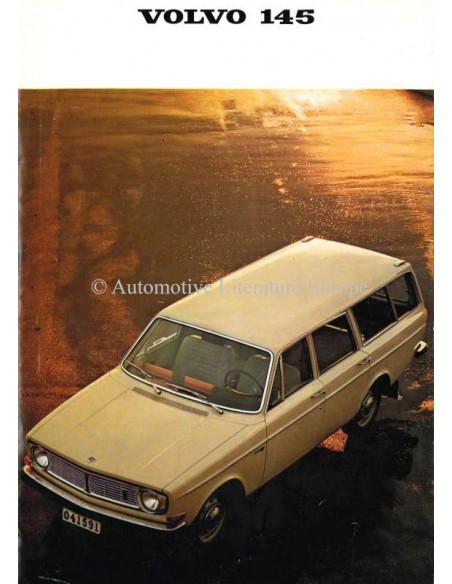 1968 VOLVO 145 BROCHURE NEDERLANDS