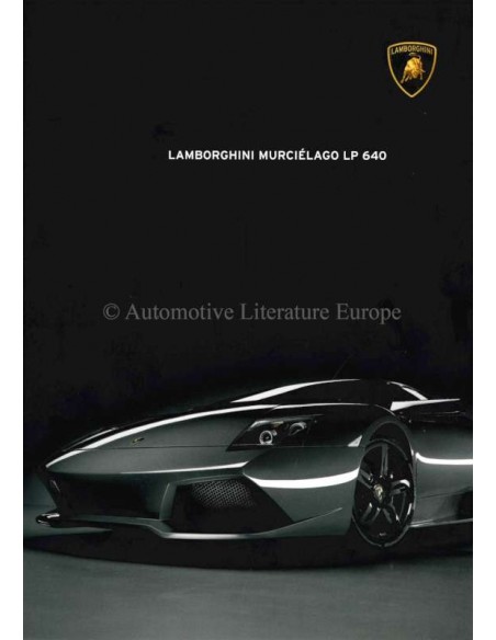2007 LAMBORGHINI MURCIÉLAGO LP 640 PROSPEKT ENGLISCH