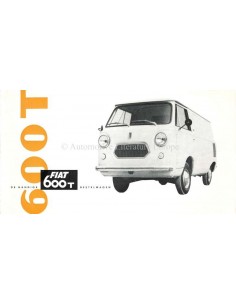 1963 FIAT 600 T BROCHURE DUTCH