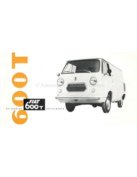 1963 FIAT 600 T BROCHURE NEDERLANDS