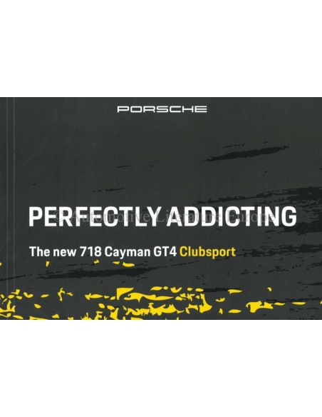 2020 PORSCHE 718 CAYMAN GT4 CLUBSPORT PROSPEKT DEUTSCH