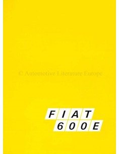 1973 FIAT 600E BROCHURE DUTCH