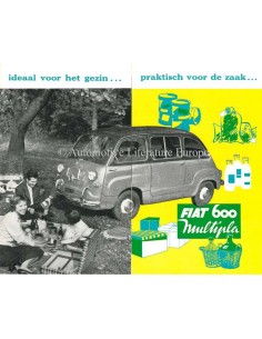 1959 FIAT 600 MULTIPLA BROCHURE DUTCH