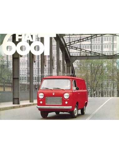 1966 FIAT 600 T BROCHURE FRANS