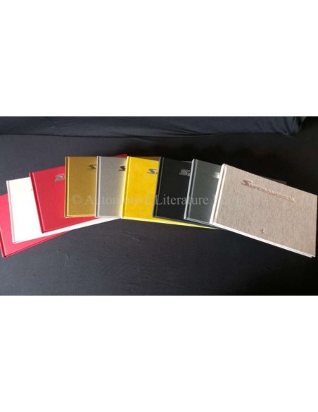 2005 FERRARI SUPERAMERICA BOX: SET BESTEHEND AUS 9 BROCHÜRES