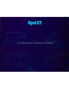 1971 OPEL GT PROSPEKT ENGLISCH (USA)