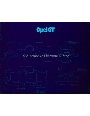 1971 OPEL GT BROCHURE ENGLISH (US)