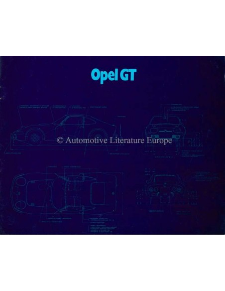 1971 OPEL GT BROCHURE ENGLISH (US)