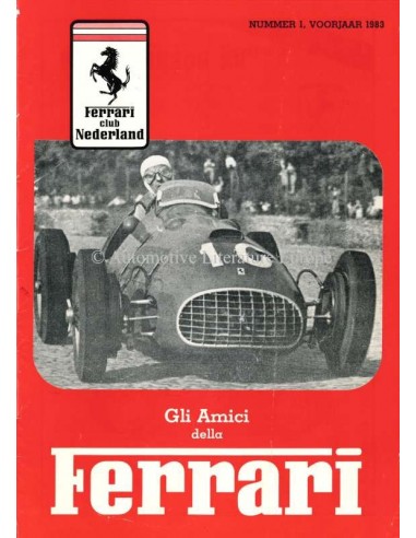 1983 FERRARI GLI AMICI DELLA MAGAZIN 1 NIEDERLÄNDISCH