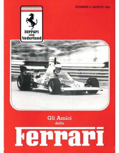 1983 FERRARI GLI AMICI DELLA MAGAZIN 3 NIEDERLÄNDISCH