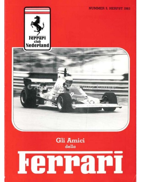 1983 FERRARI GLI AMICI DELLA MAGAZIN 3 NIEDERLÄNDISCH