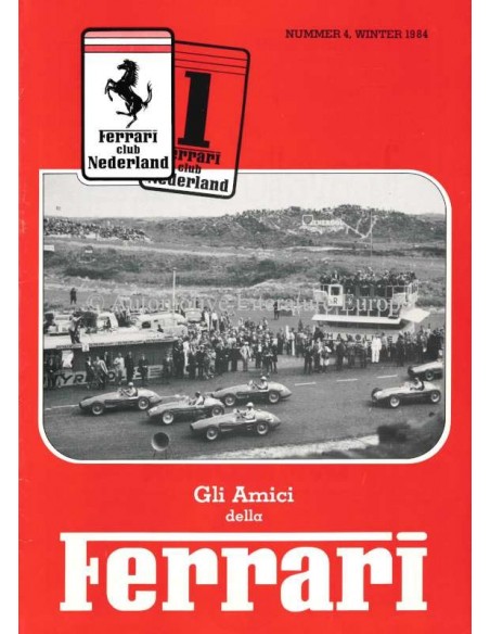 1984 FERRARI GLI AMICI DELLA MAGAZIN 4 NIEDERLÄNDISCH