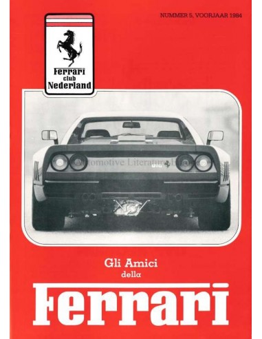 1984 FERRARI GLI AMICI DELLA MAGAZINE 5 NEDERLANDS