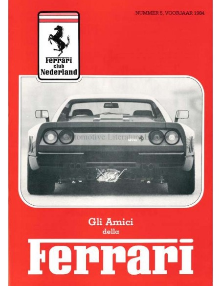 1984 FERRARI GLI AMICI DELLA MAGAZINE 5 NEDERLANDS