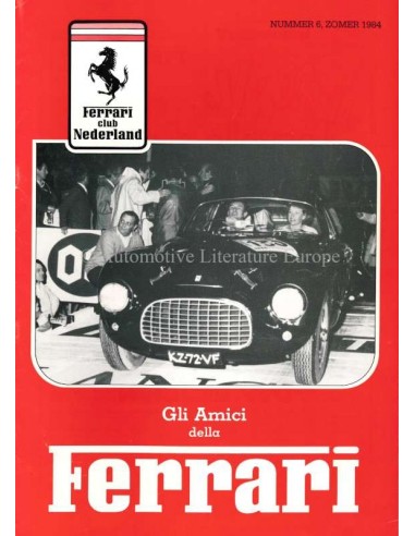 1984 FERRARI GLI AMICI DELLA MAGAZINE 6 NEDERLANDS