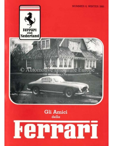 1985 FERRARI GLI AMICI DELLA MAGAZIN 8  NIEDERLÄNDISCH