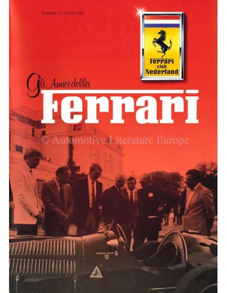 1985 FERRARI GLI AMICI DELLA MAGAZINE 9 DUTCH