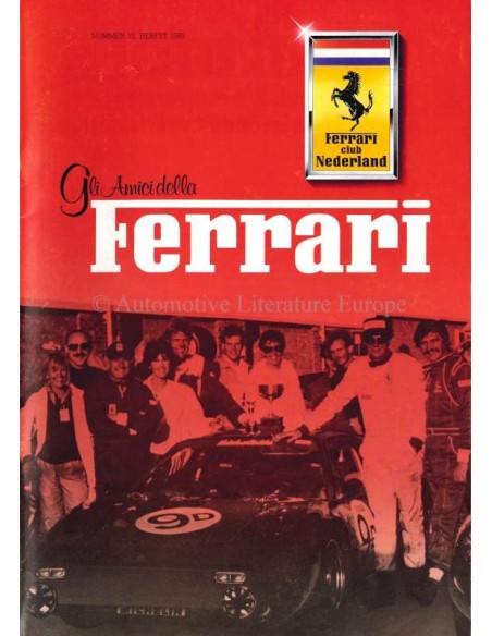 1985 FERRARI GLI AMICI DELLA MAGAZIN 11 NIEDERLÄNDISCH