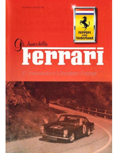 1986 FERRARI GLI AMICI DELLA MAGAZINE 12 NEDERLANDS