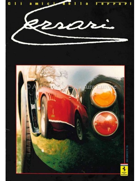 1986 FERRARI GLI AMICI DELLA MAGAZIN 14 NIEDERLÄNDISCH