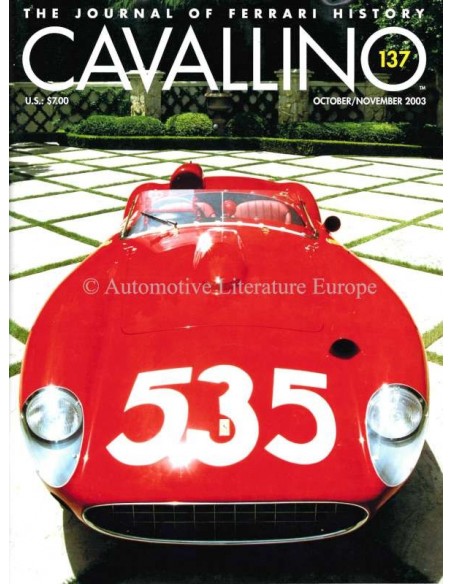 2003 FERRARI CAVALLINO MAGAZINE USA 137