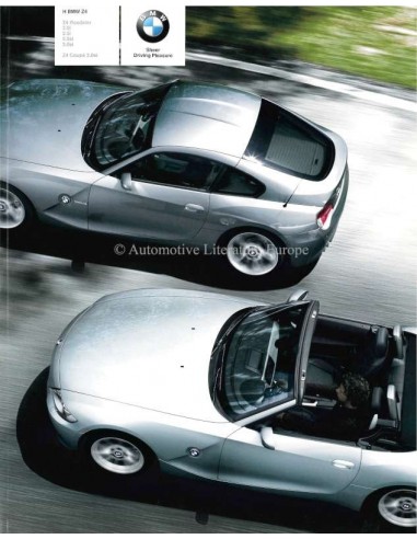 2008 BMW Z4 ROADSTER & COUPE PROSPEKT GRIECHISCH
