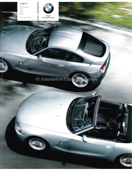2008 BMW Z4 ROADSTER & COUPE PROSPEKT GRIECHISCH