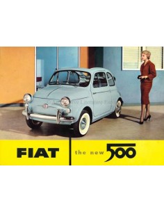 1958 FIAT 500 BROCHURE ENGLISH