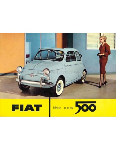 1958 FIAT 500 BROCHURE ENGELS