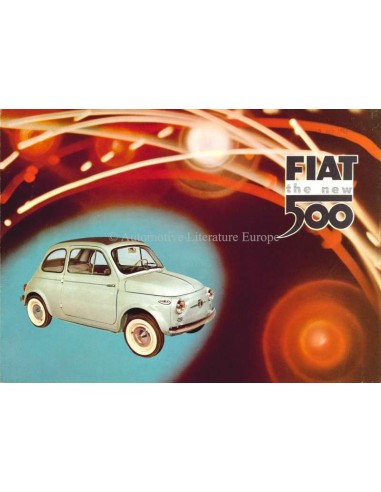 1958 FIAT 500 BROCHURE ENGELS