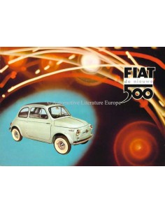 1958 FIAT 500 BROCHURE DUTCH