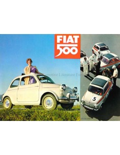 1960 FIAT 500 PROSPEKT ENGLISCH (USA)