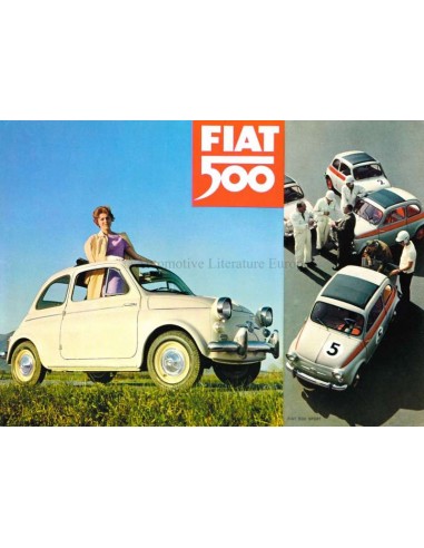 1960 FIAT 500 BROCHURE ENGLISH (US)
