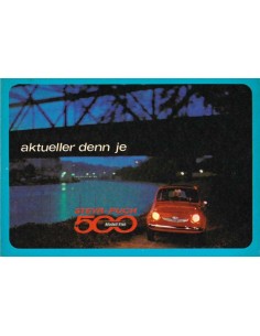 1960 STEYR-PUCH 500 BROCHURE DUITS