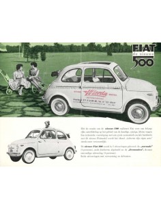 1959 FIAT 500 BROCHURE NEDERLANDS