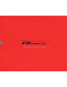 2019 FERRARI F8 TRIBUTO HARDCOVER BROCHURE 6444/19 2